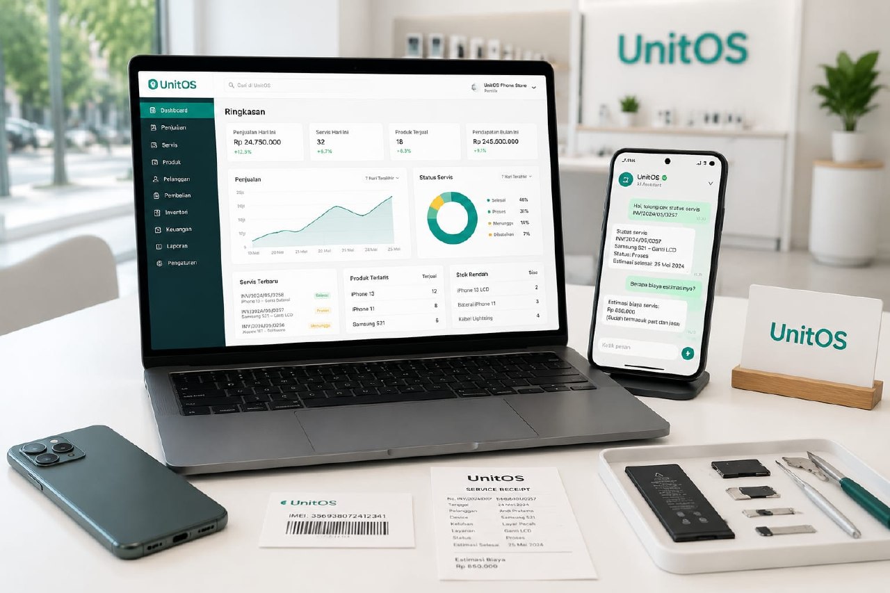 Screenshot UnitOS Dashboard